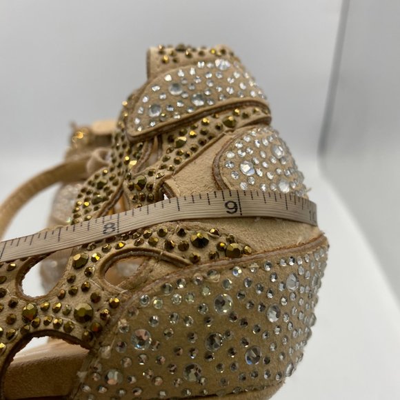 FSJ Silver Rhinestone Sandals - Picture 7 of 14